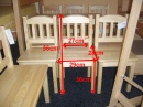 dětská židlička rozměry